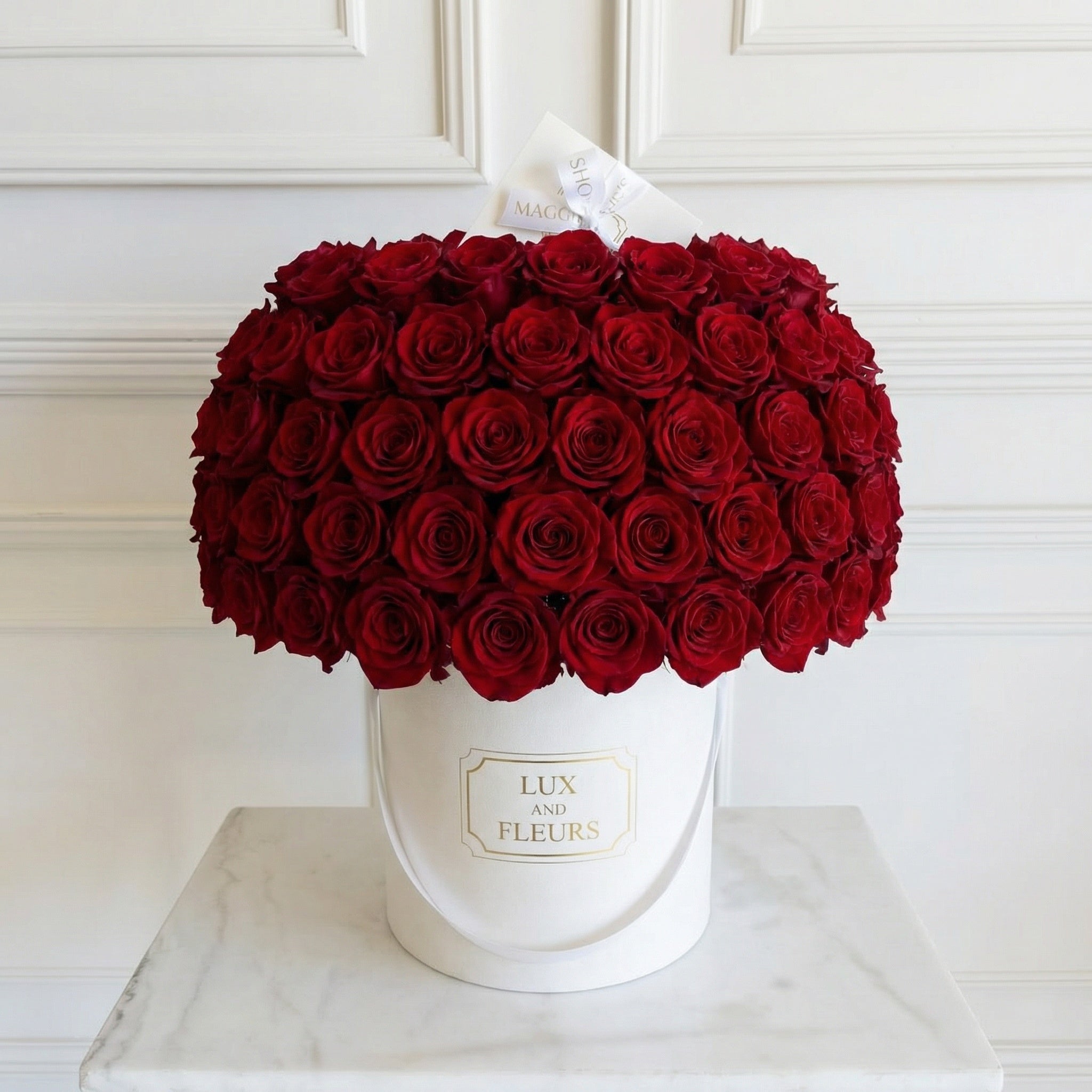 Crimson Light (75 Roses)